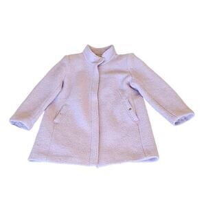 LOFT Petites Polyester / Wool Blend Coat Lavender Zip Front Jacket Size XXLP